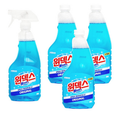 윈덱스 유리세정제 본품 + 리필, 3개, 500ml