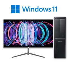 삼성 컴퓨터 본체 데스크탑 사무용 모니터 포함 풀세트 7세대 8기가 16기가 메모리 윈도우11, i5-7400+32인치 모니터 풀세트, WIN11 Pro, 256GB, 16GB