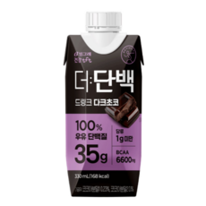 빙그레 [T]빙그레 더단백 드링크 다크초코, 330ml