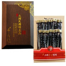 고려 홍삼 정과 절편 국내산 6년 명절 선물 세트 답례품, 400g, 1개