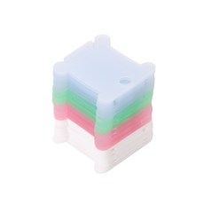 크로스 스티치 보관 홀더 플라스틱을 위한 50개 자수 치실 공예 실 보빈, 다중, 1개