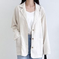 긴팔 여성 여자 재킷 자켓 간절기 여름 린넨 기본 베 ksy+082Oi