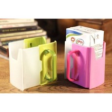 寶貝屋 鋁箔包飲品學習杯架 防擠壓 防潑灑, 綠色, 1個