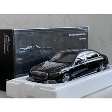 AR 1/18 賓士 Maybach S680 合金汽車模型 曜石黑, 1個