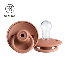 SIMBA 小獅王 扭扭圓型安撫奶嘴 全齡適用, 肉桂捲, 1個