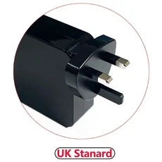 노트북 Ac 어댑터 충전기 Asus X5MSD X555Y L3C M5200 Pro36JC R510LA F552W U32JC 19V 3.42A 65W, 01 UK Power Cord