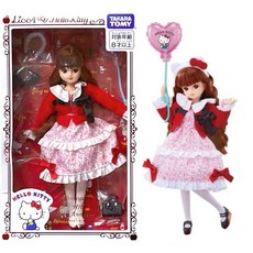LiccA莉卡娃娃 Hello Kitty 50週年限定造型 LA91472, 1個