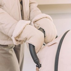 Piego 嬰兒車冬季手套雙手套裝, 象牙白, 1套