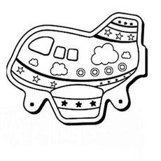 만들기키트 만들기활동 색칠풍선 비행기 jga*982YA