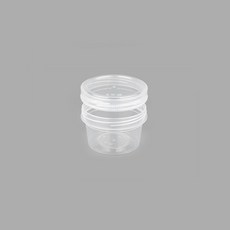 엠엔피 투명 스크루용기 원형 밀폐용기 반찬통 92파이 소 250ml, 1개, 30세트