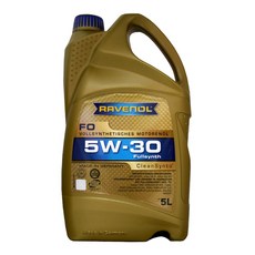 RAVENOL 漢諾威 FO 5W-30 全合成機油, 1個, 5L