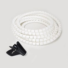 매직케이블 전선정리 선보호 커버 16mm 22mm 28mm 32mm X 5미터, 화이트, 1개