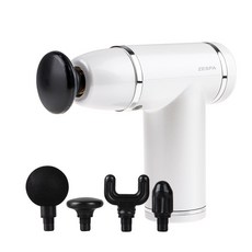 제스파 릴리 전신 무선 진동 마사지건 ZP, ZP5209, 화이트 + 실버