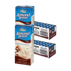 아몬드브리즈 190ml 초콜릿 24팩 + 초콜릿 24팩 (총 48팩), 24개