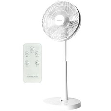 [26년형 키높이] 몽비오스 리모컨 발터치 스탠드 선풍기 써큘형 35cm 가정용 업소용 사무실, MOS-14CR