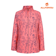 올포유 올포유 모델착장 23SS 여성 플라워 프린트 하이넥 점퍼 AWJUM2351-304_G