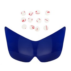 Kawasaki Ninja Z1000 2003-2006 藍色高強度壓克力大燈護片-極限超快感, 1個