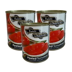프라텔리 롱고바디 포모도리 필라티 토마토홀, 800g, 3개
