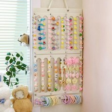 아동 유아 프린세스 헤어핀 악세사리 가방 선물 머리핀정리대 헤어핀 머리띠 정리 보관 수납