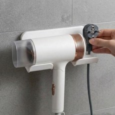 보관 거치대 걸이 수납 화장실 무타공 홀더 헤어드라이어 접착식 욕실, 1개, 단일상품1