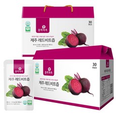 몸애쏙쏙 무농약 제주레드비트즙 30포(2박스), 2.4L, 2개