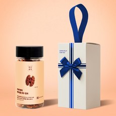 결혼식 답례품 호두정과 140g 호두강정 선물 세트 조문 돌잔치 개업, 아이보리 리본(셀프포장), I 시즌, 하루체력 호두정과 140g