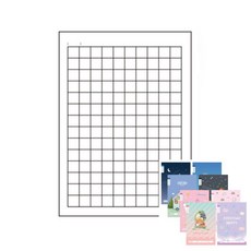 1-2학년용 국어노트 10칸 14줄 10권 초등학교노트, 여 랜덤