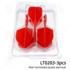 플라스틱 다트 비행 전문 나사 소프트 일체형 통합, 1개, Color: 7. Red 3pcs