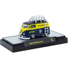 자동차 다이캐스트 피규어 자동차 다이캐스트 모형 자동차 다이캐스트 장난감 엠투 머신즈 32500-R97 24-135 1:64 스케일 오토-오소널릭스 1960 Vee Dub 딜리