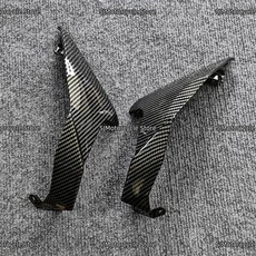 오토바이 액세서리에 적합 사이드 노즈 라이트 커버 트림 페어링 하이드로 딥, 2. Carbon fiber coating, 기본