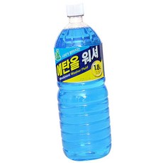 사계절 에탄올 워셔액 1.8L 1P 자동차 유리 세정 세척 영하 관리용품 어는점낮은 와셔액 장마철 dew+8207gO