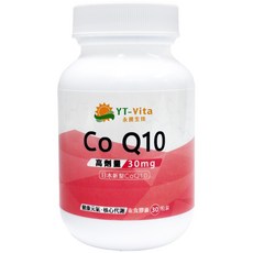 活萃泱 輔酵素Q10膠囊 30mg高劑量 日本新型CoQ10 調整體質 YT-Vita 永騰生技, 1個, 30顆