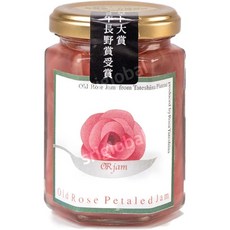일본 잼382 과일 그대로 장미 잼 싱글 무설탕 고형률 80% 120g