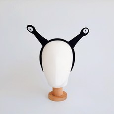 아이엠파티 동물 머리띠 놀이동산 놀이공원 인형 생일 파티 연말 운동회 단체 졸사, 달팽이 검정