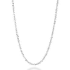 ECLATIS MiaBELL 벨a 이탈리아 925 스털링 유럽풍 고품격 실버 또는 18k도금 금 도금 트위스트 스파클 체인 목걸이 여성 이탈리아산 실버925 보석 없음 30