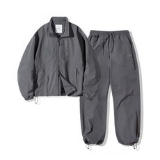 코드그라피 테크 숏 자켓_차콜BDA 셋업 410477