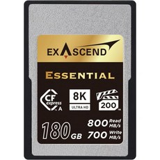 Exascend CFexpress A 카드 360GB Sony a1 a7S III 800MB/s, 180GB