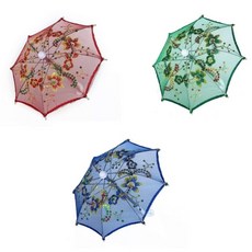 미니 장식 우산 인테리어 사진 스튜디요 소품 장식 인형소품 양우산, 1세트, 혼합