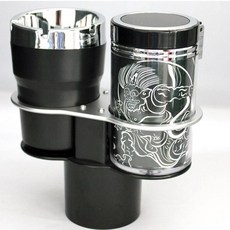 자동차 컵 홀더 다용도 다기능 정리함 차량용 컵 홀더 틈새 액세서리 수납 이중 콘솔 내부 용품, 컵홀더07 BL00838