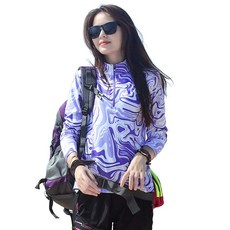 超彈性通氣孔涼感衣 女款長袖運動上衣 排汗衫 登山T恤 透氣速乾防曬上衣