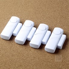 올디상점 부착식 방범 도어 경보기 4개입 무선경보기, 부착식 방범 도어 경보기 4개입/2월 11일재입고