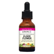Eclectic Institute 그레인-프리 알콜 엘더 플라워 1000mg/ml, 30ml, 1개