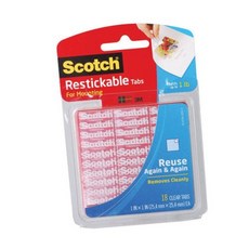 3M 재접착 폼양면테이프 18개입 1set 접착 문구 사무 968179