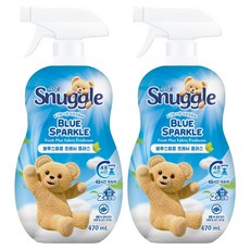 스너글 블루 스파클 프레시 플러스 섬유탈취제 본품, 470ml, 2개