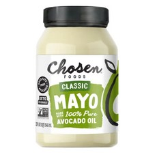 초슨푸즈 클래식 마요네즈 아보카도 오일 32oz Chosen Foods Classic Mayonnaise Avocado Oil, 946ml, 1개