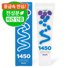 닥터노아 중금속 안심 1450 고불소 어린이치약 포도향, 1개, 60g