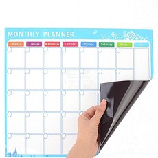 자석식 월간 계획표 보드 작성보조구 간편스케줄표 메모작성용품