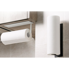 키친타올 걸이 주방 키친타올 거치대 벽걸이, 1개, 화이트