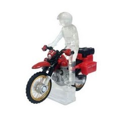 오토바이 라이더 피규어 장난감 자동차 미니 소품 선물 교통놀이 6세, 1개