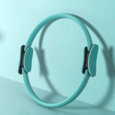 麗佳 瑜伽普拉提圈 底肌訓練健身練大腿美體魔力圈 月牙手柄多功能夾腿器, 瑜伽普拉提圈【藍色】, 1個